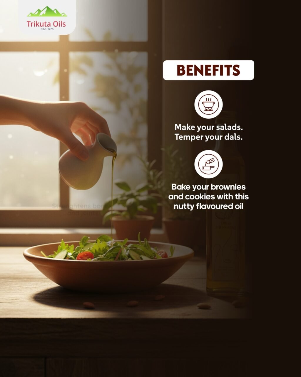 Instagram post from trikuta_oils_jammu. This post is in position 2.