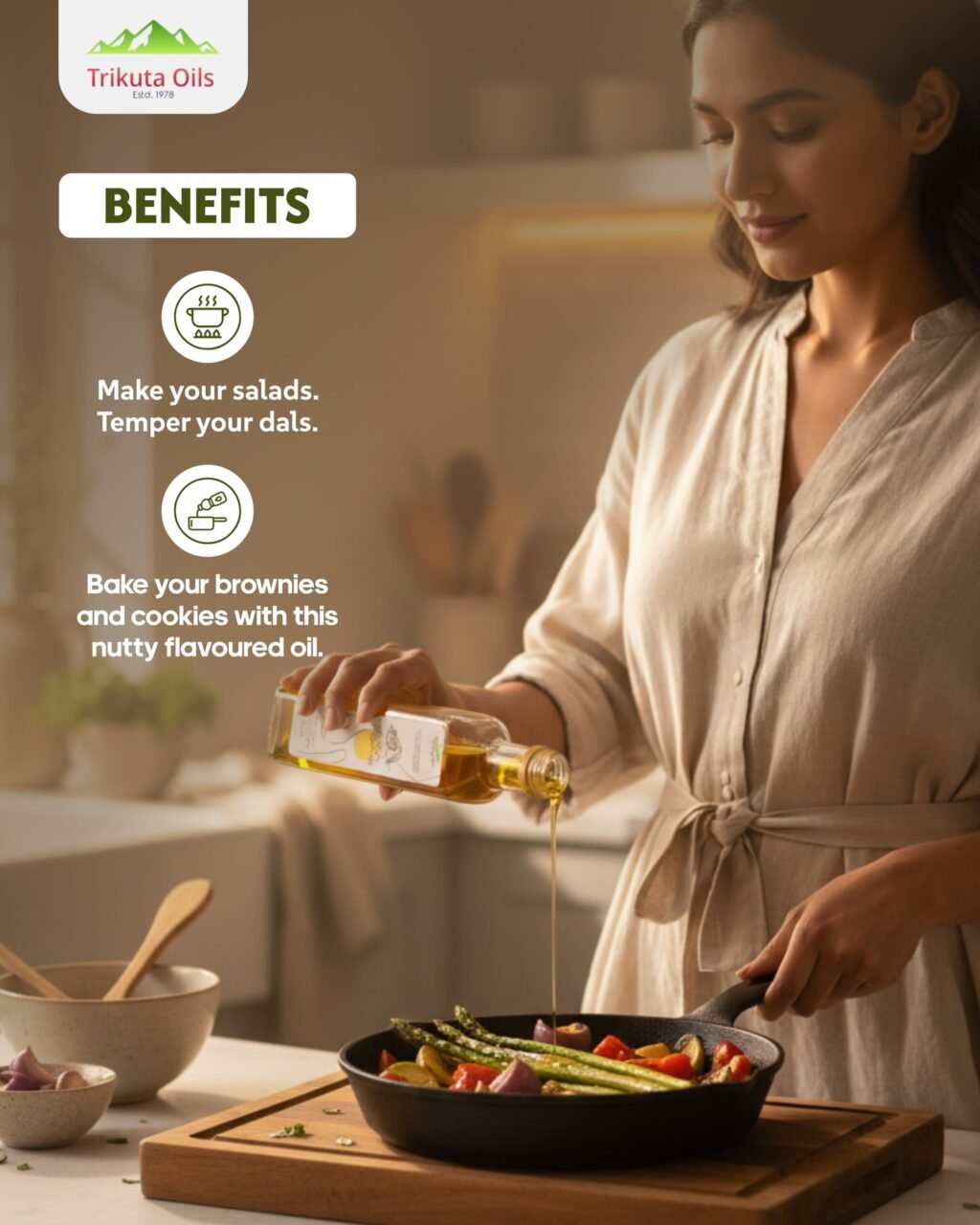 Instagram post from trikuta_oils_jammu. This post is in position 2.